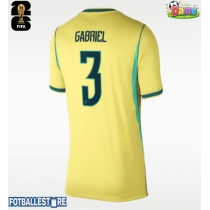 Brasil Gabriel Magalhaes #3 Hjemmedrakt Dame VM 2026 Kortermet